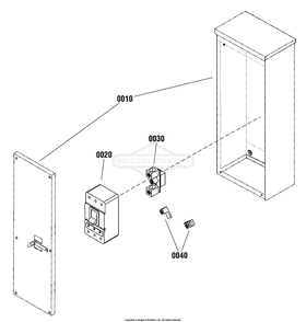 Circuit Protection Group Diagram and Parts List for 080018-02  Briggs and Stratton Generator